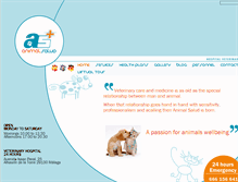 Tablet Screenshot of animalsalud.com